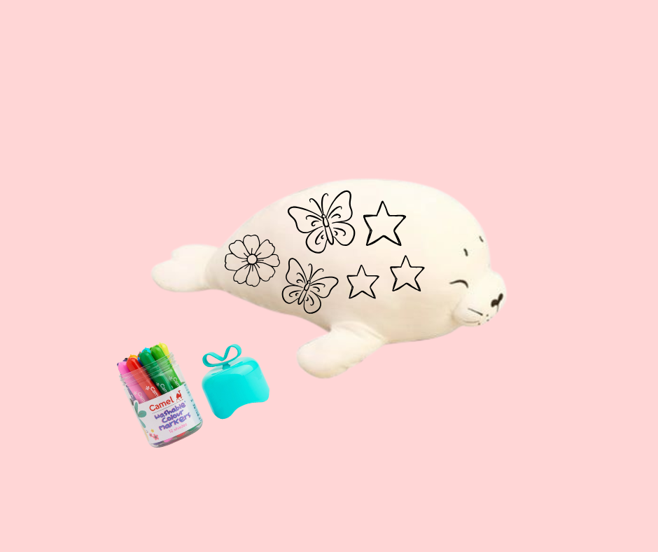 Dolphin – Colour-It-Yourself Soft Toy