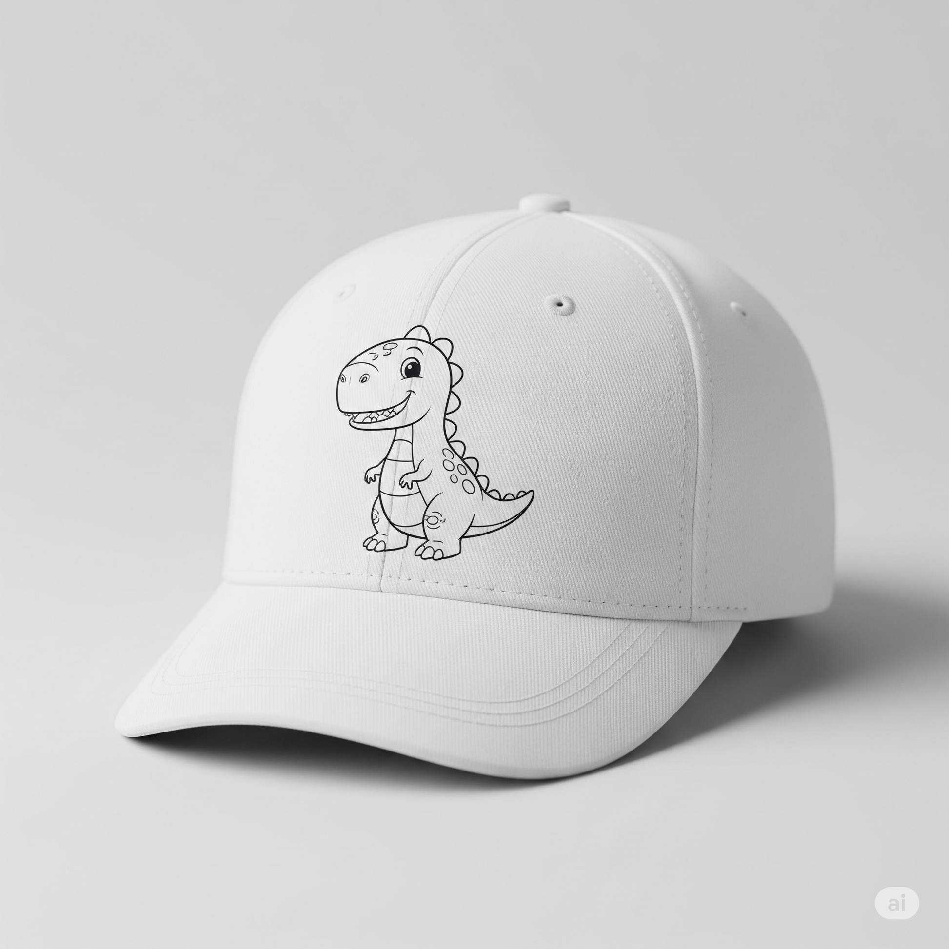 Cute Dinosaur Coloring Cap