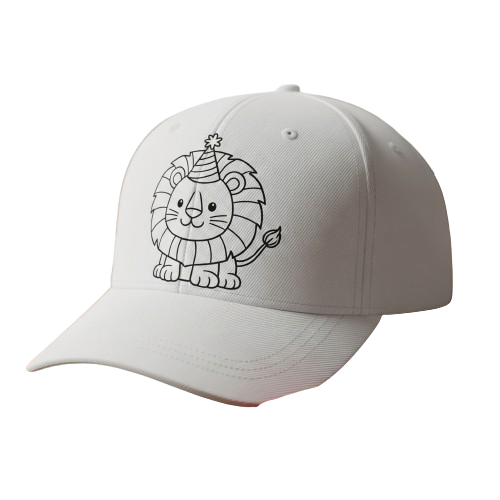 Party Lion Coloring Cap
