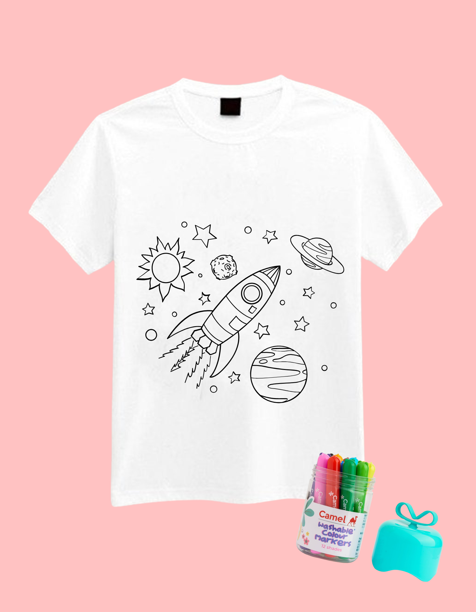 Rocket Coloring T-Shirt