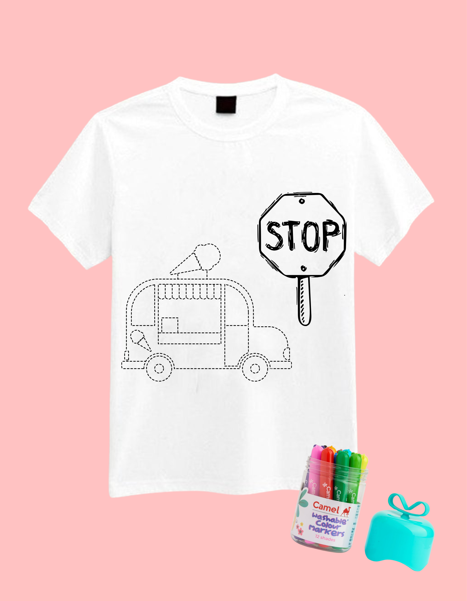 Truck Coloring T-Shirt